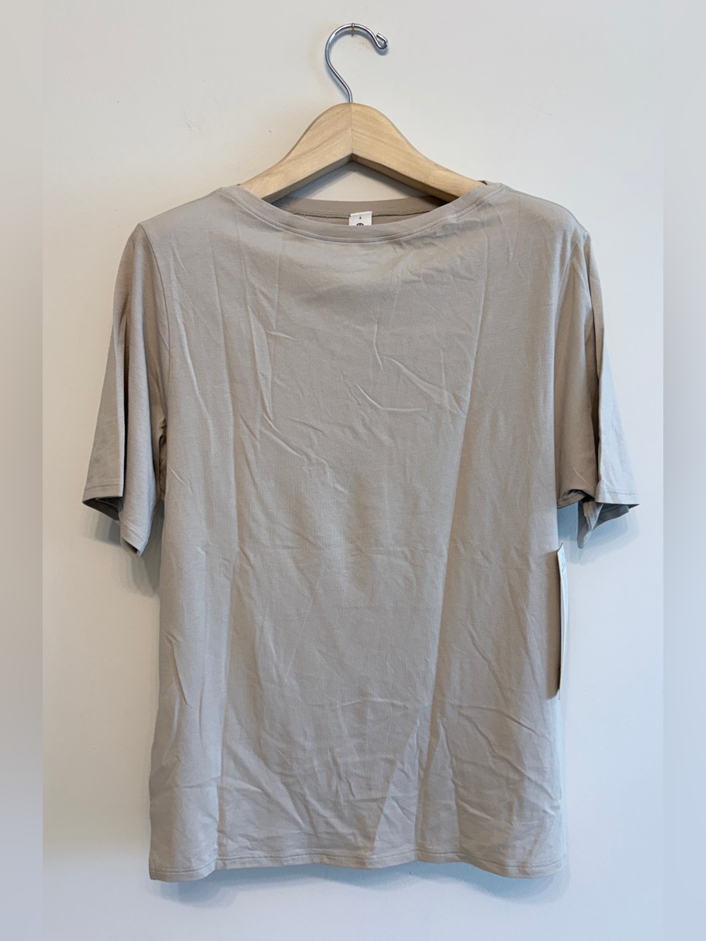 Lululemon Mohave tan Pima cotton short sleeve sz 2 new